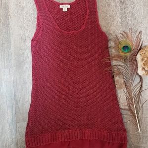 Lucky Brand Sweater Tank Top